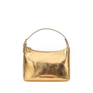 Brandon Blackwood Cortni Bag in Crushed Metallic Gold Leather